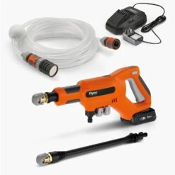 Flymo EasiClean Li 18V Cordless Pressure Washer (with 2.0Ah Battery & Charger) (Bundle Builder)
