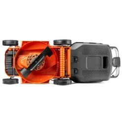 Flymo EasiStore 380R Li 36V Push Cordless Lawn Mower With Rear Roller (with 2 X 2.0Ah 18V Batteries & Chargers) -Garden Tool Store flymo easistore 340r cordless lawnmower beneath 1 1