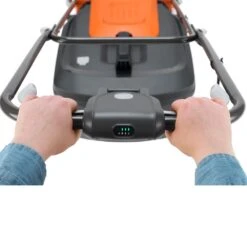 Flymo EasiStore 380R Li 36V Push Cordless Lawn Mower With Rear Roller (with 2 X 2.0Ah 18V Batteries & Chargers) -Garden Tool Store flymo easistore 340r cordless lawnmower led display 1 1