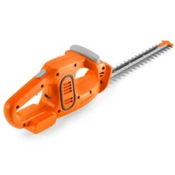 Flymo SimpliCut Li 40cm 14.4V Cordless Hedge Trimmer (with 2Ah Battery & Charger) -Garden Tool Store flymo simplicut li hedge trimmer rear angle