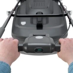 Flymo UltraStore 340R Li 36V Push Cordless Lawn Mower With Rear Roller (with 2 X 2.5Ah 18V Batteries & Chargers) 19 Flymo UltraStore 340R Li 36V Push Cordless Lawn Mower With Rear Roller (with 2 X 2.5Ah 18V Batteries & Chargers) -Garden Tool Store flymo ultrastore 340r li lawnmower led display 1