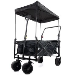 GardenTek GTW330 90kg / 120L Folding Festival Trolley With Canopy -Garden Tool Store gardentek gtw330 festival trolley angle