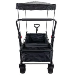 GardenTek GTW330 90kg / 120L Folding Festival Trolley With Canopy -Garden Tool Store gardentek gtw330 festival trolley back