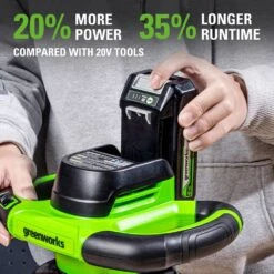 GreenWorks G24BU10 24V Buffer / Polisher (Bare Tool) -Garden Tool Store greenworks 24v buffer power