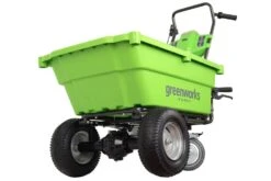 GreenWorks GWG40GC 100kg G-MAX 40V Self-Propelled Garden Cart (Bare Tool) (Bundle Builder) -Garden Tool Store greenworks 40v garden cart angle 1 1
