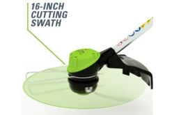 GreenWorks Pro GD60LTK2 60V Cordless Grass Trimmer (with 2Ah Battery & 2A Charger) -Garden Tool Store greenworks 60v trimmer head 1