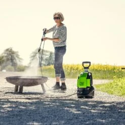 GreenWorks G20 Home & Garden Electric Pressure Washer 1400W 110 Bar -Garden Tool Store greenworks g20 pressure washer lifesstyle