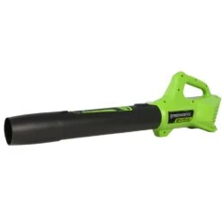 GreenWorks G24ABK2 24V Cordless Axial Blower (with 2Ah Battery And Charger) -Garden Tool Store greenworks g24ab