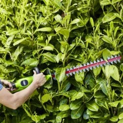 GreenWorks G24HT56 24V Cordless Hedge Trimmer (Bare Tool) -Garden Tool Store greenworks g24ht56 hedge trimmer lifestyle3