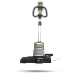 GreenWorks G24LT30MK2 Deluxe 24V Cordless Grass Trimmer / Lawn Edger (with 2Ah Battery And Charger) -Garden Tool Store greenworks g24lt30m front