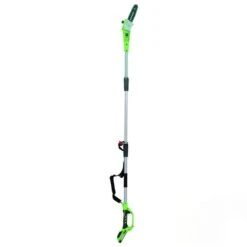 GreenWorks G24PS20K2 24V Cordless Pole Saw (with 2Ah Battery And Charger) (Bundle Builder) -Garden Tool Store greenworks g24ps20 1 1