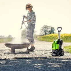 GreenWorks G30 Home & Garden Electric Pressure Washer 1500W 120 Bar -Garden Tool Store greenworks g30hg pressure washer fire pit