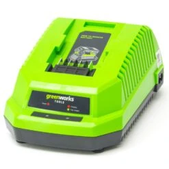 GreenWorks G40ABK2 G-MAX 40V Cordless Axial Blower (with 1 X 2Ah Battery And 2A Standard Charger) (Bundle Builder) -Garden Tool Store greenworks g40c battery charger 1 17