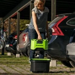 GreenWorks G40GDC40 G-MAX 40V Cordless Pressure Washer (Bare Tool) -Garden Tool Store greenworks g40gdc40 pressure washer lifestyle