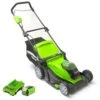 GreenWorks G40LM41K2 2-in-1 G-MAX 40V Push Cordless Lawn Mower (with 1 X 2Ah Battery & 2A Charger) -Garden Tool Store greenworks g40lm41k2 lawnmower kit 1 1