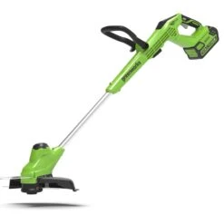 GreenWorks G40T5K2 G-MAX 40V Cordless Grass Trimmer / Edger (with 1 X 2Ah Battery And 2A Charger) -Garden Tool Store greenworks g40t5 trimmer 1