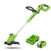 GreenWorks G40T5K2 G-MAX 40V Cordless Grass Trimmer / Edger (with 1 X 2Ah Battery And 2A Charger) (Bundle Builder) -Garden Tool Store greenworks g40t5k2 grass trimmer 1