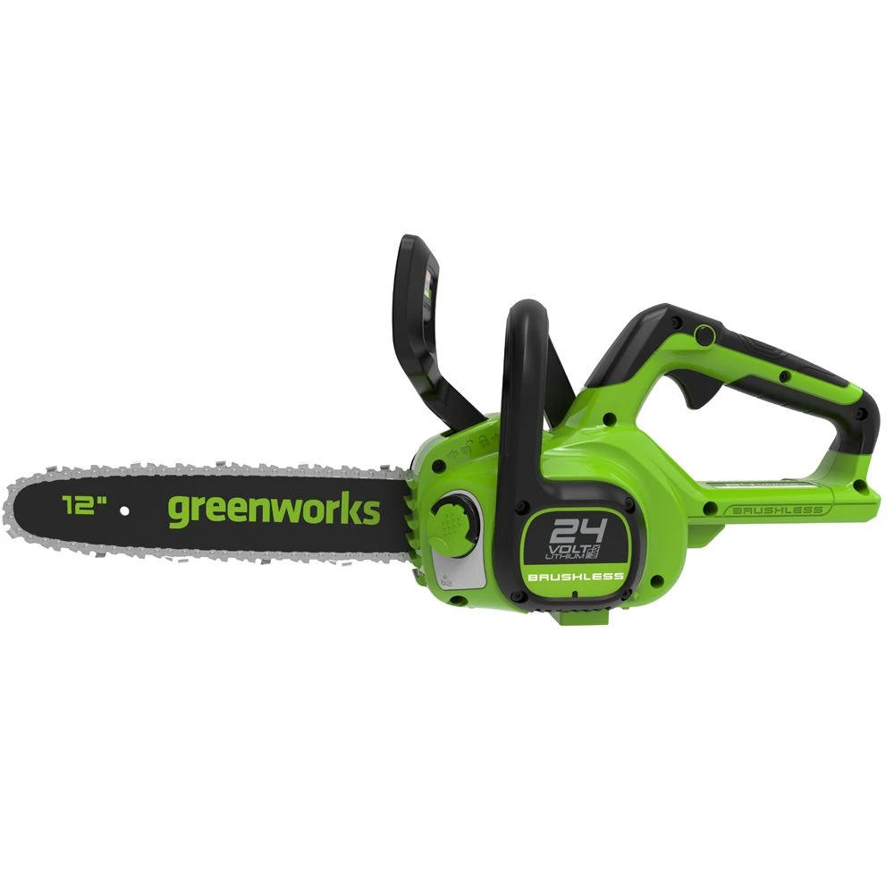 GreenWorks GD24CS30K4 DigiPro 24V Cordless Chainsaw (with 4Ah Battery & Charger) 5 GreenWorks GD24CS30K4 DigiPro 24V Cordless Chainsaw (with 4Ah Battery & Charger) - Image 3