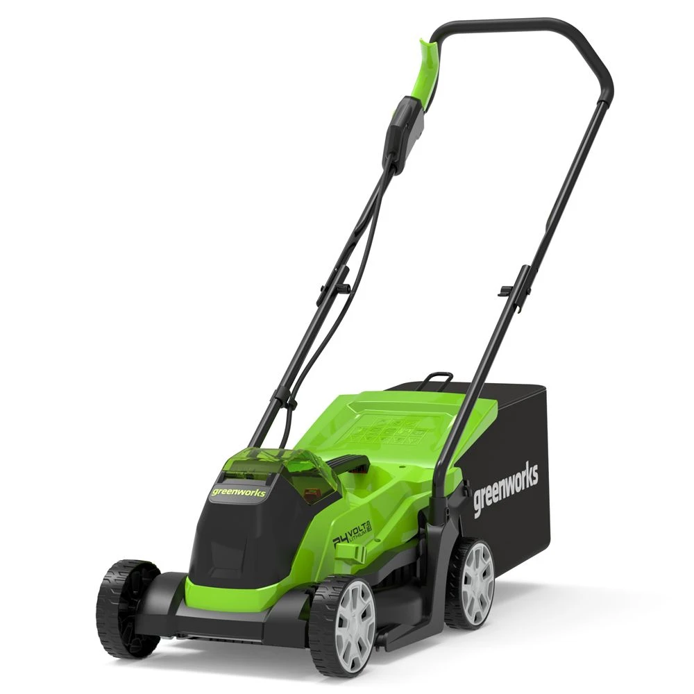 GreenWorks GD24LM33K4 33cm 24V Push Cordless Lawn Mower (with 4Ah Battery & 2A Charger) 4 GreenWorks GD24LM33K4 33cm 24V Push Cordless Lawn Mower (with 4Ah Battery & 2A Charger) - Image 2