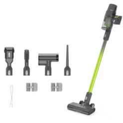 GreenWorks GD24SVK4 24V Cordless Stick Vacuum (with 4Ah Battery & Charger) -Garden Tool Store greenworks gd24svk4 vacuum cleaner 1