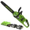 GreenWorks GD24X2CS36K4X DigiPro 48V (2 X 24V) Cordless Chainsaw (with 2 X 4Ah Batteries & Charger) 2 GreenWorks GD24X2CS36K4X DigiPro 48V (2 X 24V) Cordless Chainsaw (with 2 X 4Ah Batteries & Charger) -Garden Tool Store greenworks gd24x2cs36k4x chainsaw
