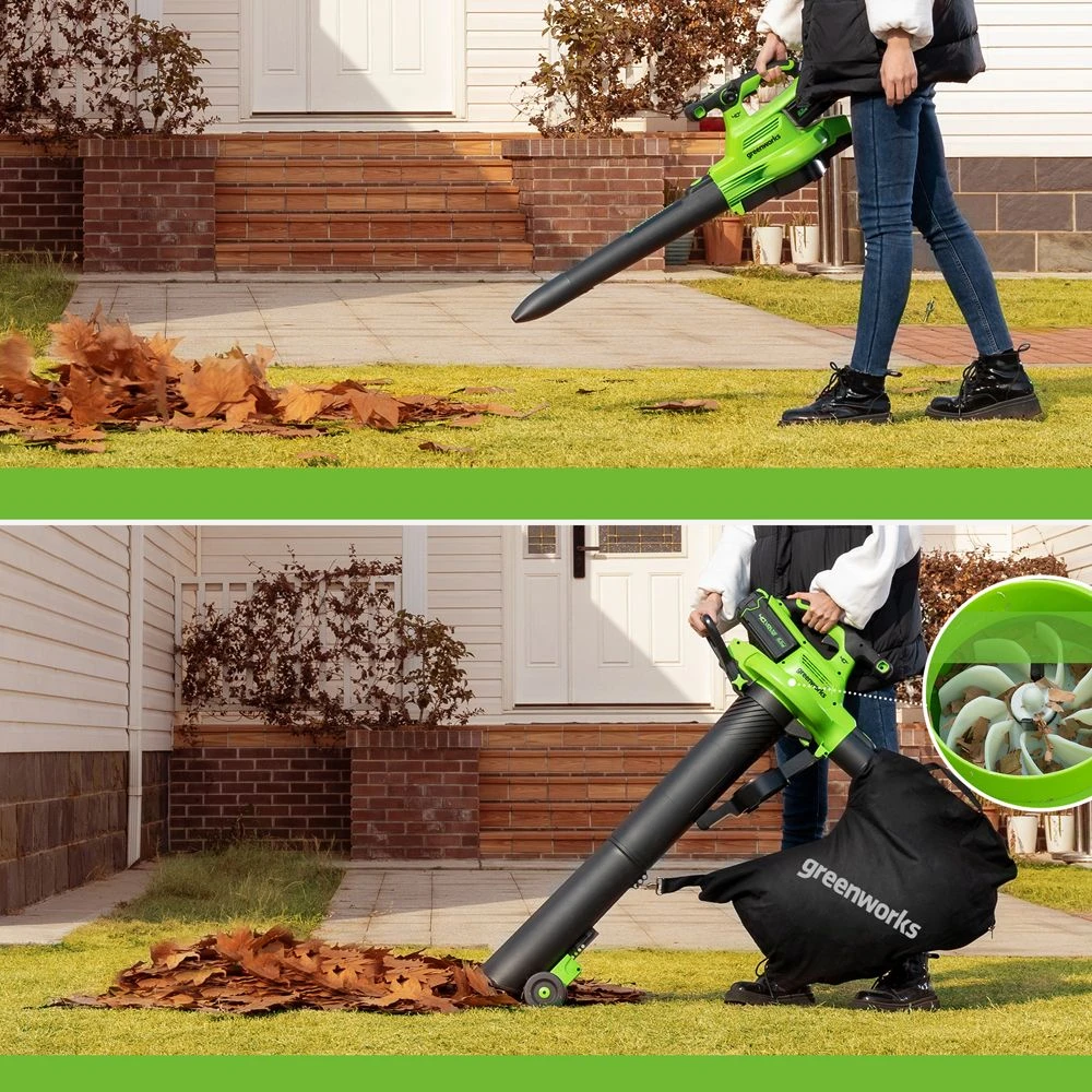 GreenWorks GD40BVII G-MAX DigiPro 40V Cordless Blower / Vacuum (Bare Tool) 6 GreenWorks GD40BVII G-MAX DigiPro 40V Cordless Blower / Vacuum (Bare Tool) - Image 4