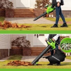 GreenWorks GD40BVIIK2X G-MAX DigiPro 40V Cordless Blower / Vacuum (2 X 2Ah Batteries & 2A Standard Charger) (Bundle Builder) -Garden Tool Store greenworks gd40bvii lifestyle 3 1 1