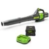 GreenWorks Pro GD60ABK4 60V Cordless Blower (with 4Ah Battery & Charger) (Bundle Builder) -Garden Tool Store greenworks gd60abk4 1