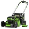 GreenWorks Pro GD60LM46SPK4 4-in-1 60V Variable Speed Cordless Lawn Mower (with 4Ah Battery & Charger) -Garden Tool Store greenworks gd60lm46spk4 lawn mower kit 1 1