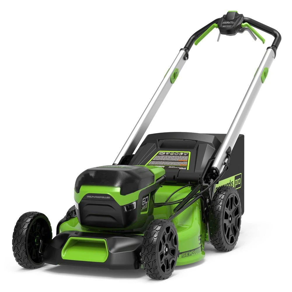 GreenWorks Pro GD60LM51SPK4 4-in-1 60V Variable Speed Self-Propelled Cordless Lawn Mower (with 4Ah Battery & 2A Charger) 5 GreenWorks Pro GD60LM51SPK4 4-in-1 60V Variable Speed Self-Propelled Cordless Lawn Mower (with 4Ah Battery & 2A Charger) - Image 3