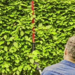 GreenWorks Pro GD60PHT51 60V Cordless Long Reach Hedge Trimmer (Bare Tool) -Garden Tool Store greenworks gd60pht51 pole hedge trimmer articulated