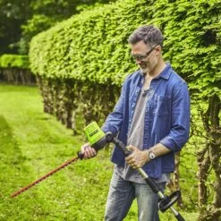 GreenWorks Pro GD60PHT51 60V Cordless Long Reach Hedge Trimmer (Bare Tool) -Garden Tool Store greenworks gd60pht51 pole hedge trimmer articulating