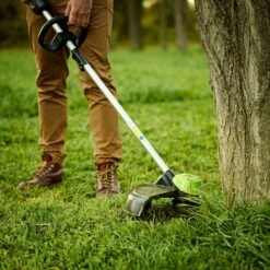 GreenWorks Pro GD60LT 60V Cordless Grass Trimmer (Bare Tool) -Garden Tool Store greenworks gwgd60lt 2
