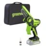 GreenWorks G24MCS10 24V Cordless Mini Pruning Chainsaw (Bare Tool) (Bundle Builder) -Garden Tool Store greenworks mcs10 mini chainsaw bare tool 1