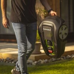 GreenWorks Optimow® 4 Robotic Lawn Mower -Garden Tool Store greenworks optimow4 carry