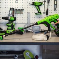 GreenWorks G24PW 24V Cordless Pressure Washer (Bare Tool) -Garden Tool Store gwg24pw lifestyle 2