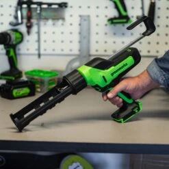 GreenWorks GD24CG 24V Brushless Caulk Gun (Bare Tool) -Garden Tool Store gwgd24cg lifestyle