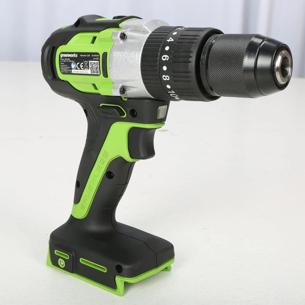 GreenWorks GD24DD60K2 Brushless 24V Drill Driver 60Nm (with 2Ah Battery & Charger) 10 GreenWorks GD24DD60K2 Brushless 24V Drill Driver 60Nm (with 2Ah Battery & Charger) - Image 8