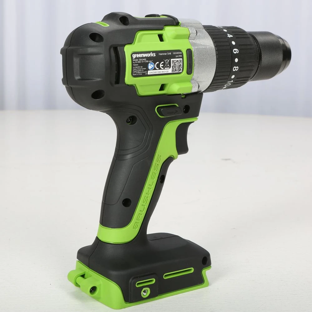 GreenWorks GD24DD60K2 Brushless 24V Drill Driver 60Nm (with 2Ah Battery & Charger) 9 GreenWorks GD24DD60K2 Brushless 24V Drill Driver 60Nm (with 2Ah Battery & Charger) - Image 7