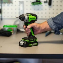 GreenWorks GD24ID3 Brushless 24V Impact Driver (Bare Tool) -Garden Tool Store gwgd24id3 lifetsyle