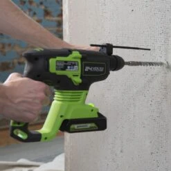 GreenWorks GD24SDS1 Brushless 24V Hammer Drill 1.2J (Bare Tool) -Garden Tool Store gwgd24sds1 4