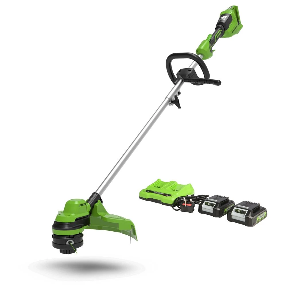 GreenWorks GD24X2LTK2X 48V (2 X 24V) Cordless Grass Trimmer (with 2 X 2Ah Batteries & 2A Charger) (Bundle Builder) 3 GreenWorks GD24X2LTK2X 48V (2 X 24V) Cordless Grass Trimmer (with 2 X 2Ah Batteries & 2A Charger) (Bundle Builder)