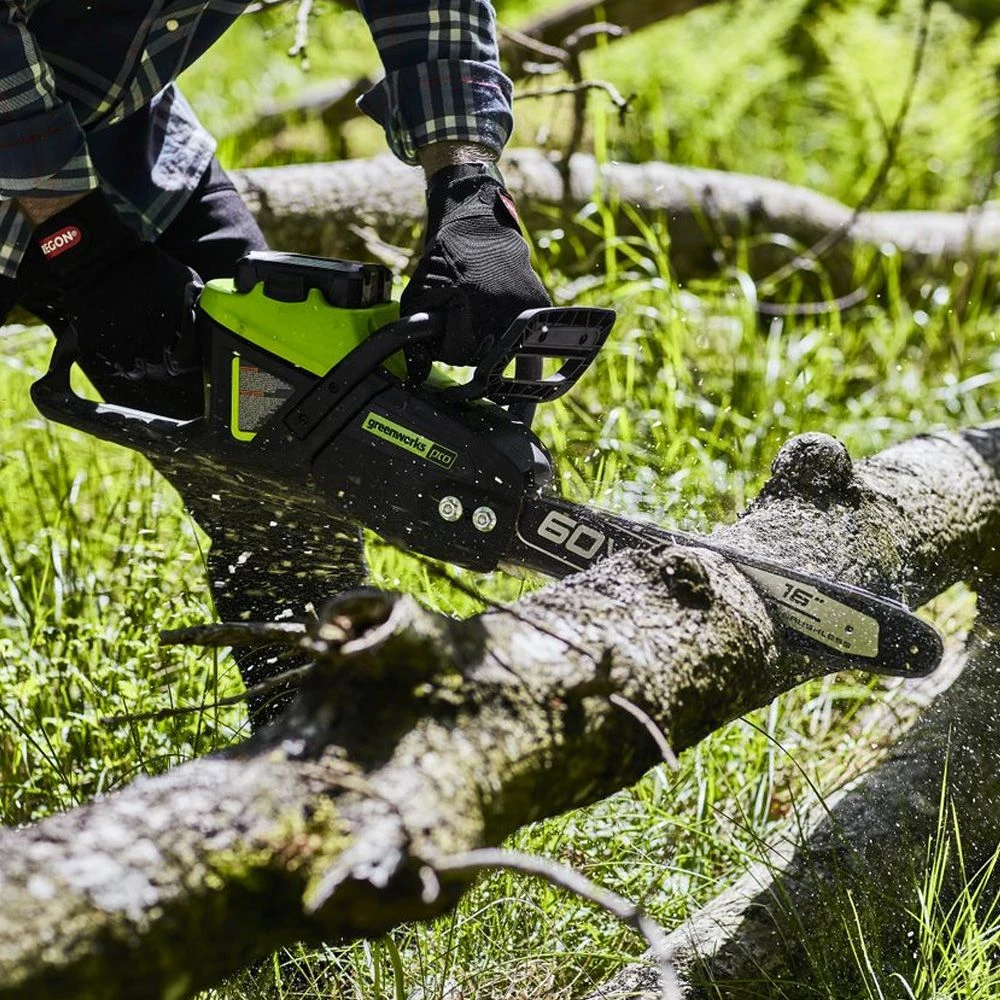 GreenWorks Pro GD60CS40K4 60V Cordless Chainsaw (with 4Ah Battery & 2A Charger) (Bundle Builder) 7 GreenWorks Pro GD60CS40K4 60V Cordless Chainsaw (with 4Ah Battery & 2A Charger) (Bundle Builder) - Image 5