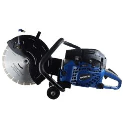 Hyundai HYDC5830 58cc 300mm Petrol Disc Cutter / Concrete Saw -Garden Tool Store hyundai disc cutter side