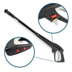 Hyundai HY145HPW-1 2100psi 80°C 2.3kW Electric Hot & Cold Pressure Washer -Garden Tool Store hyundai hy145hpw pressure washer lance