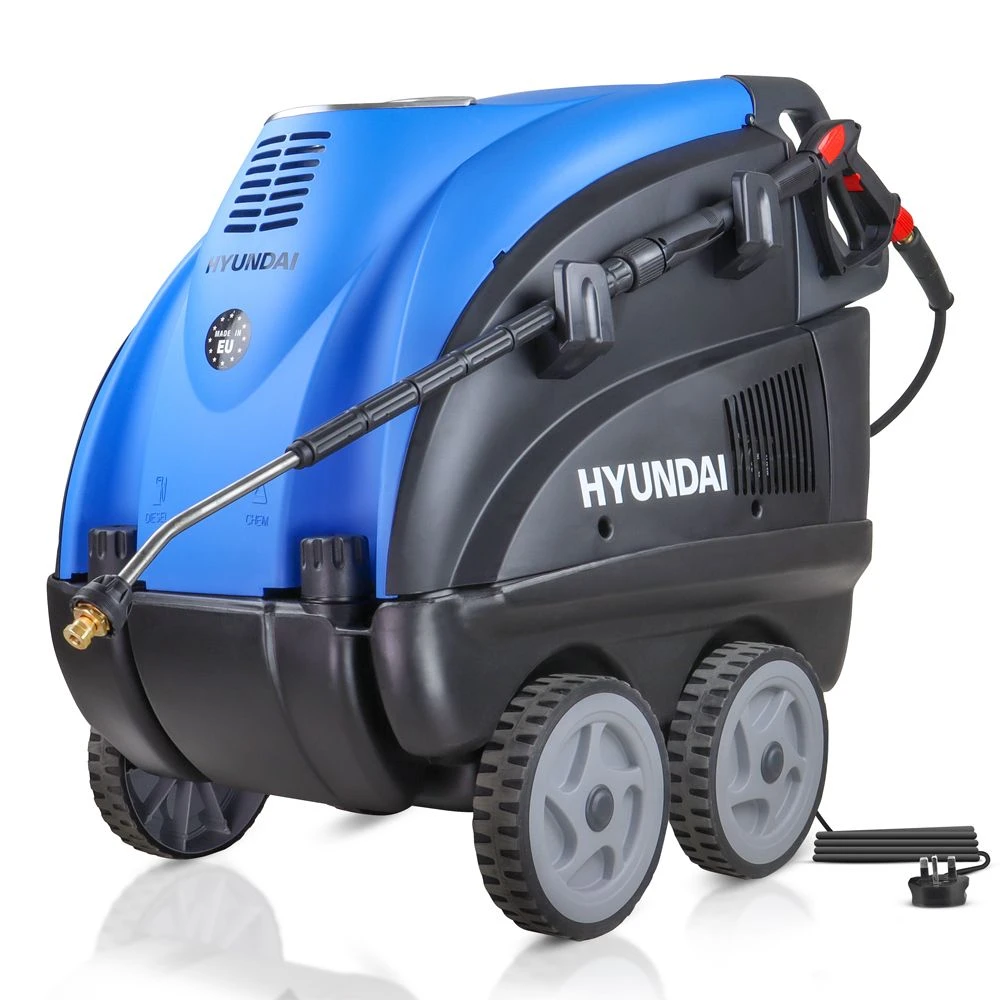 Hyundai HY155HPW-1 2610psi 110°C 2.8kW Electric Hot Pressure Washer 4 Hyundai HY155HPW-1 2610psi 110°C 2.8kW Electric Hot Pressure Washer - Image 2