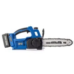 Hyundai HY2190 20V MAX Cordless Chainsaw (with 4Ah Battery & Charger) (Bundle Builder) -Garden Tool Store hyundai hy2190 chainsaw side 1