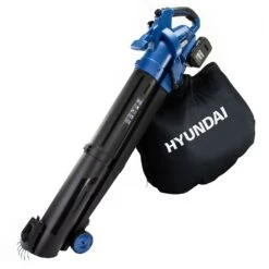 Hyundai HY2194 3-in-1 20V MAX Cordless Blower Vacuum -Garden Tool Store hyundai hy2194 blower vac side 2