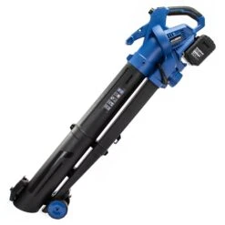 Hyundai HY2194 3-in-1 20V MAX Cordless Blower Vacuum -Garden Tool Store hyundai hy2194 blower vac side