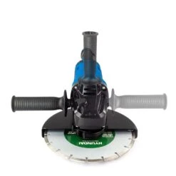 Hyundai HYAG2000E 2000W Electric Angle Grinder -Garden Tool Store hyundai hyag2000e angle grinder close